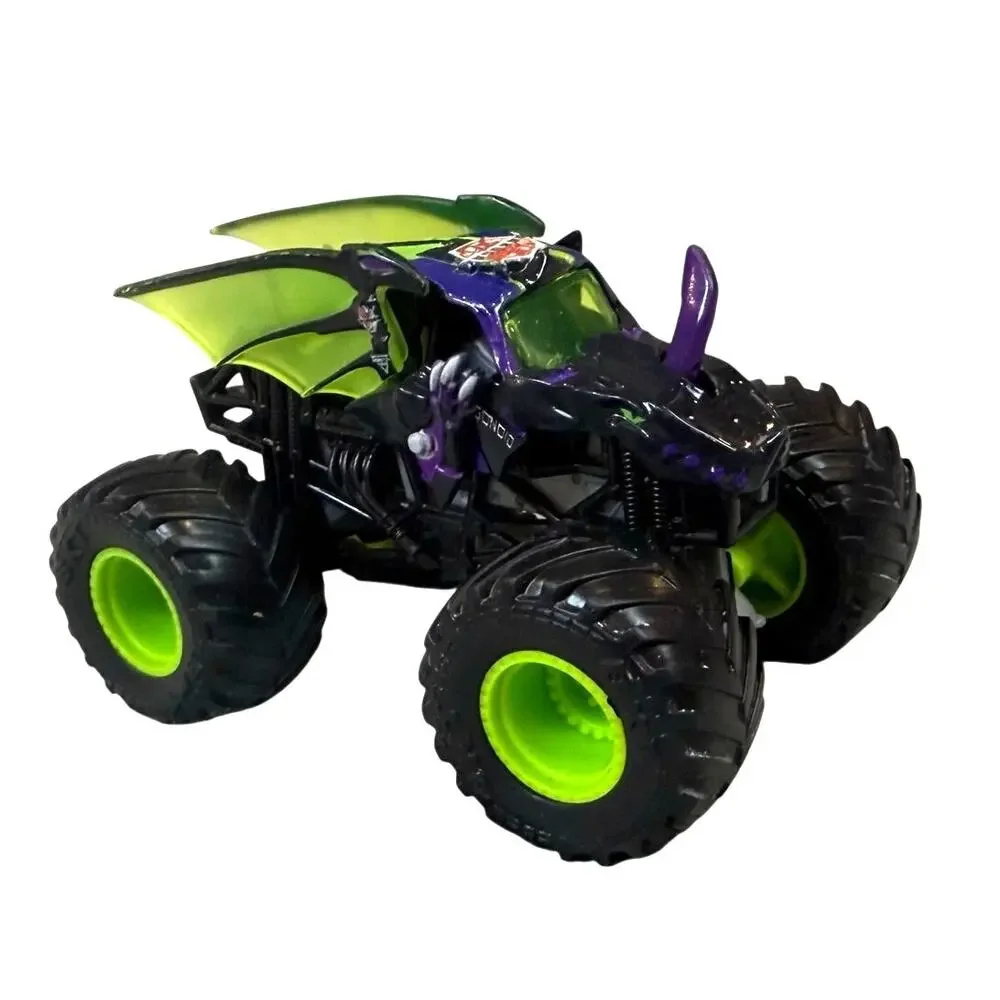 Monster Jam 1:64 Bakugan Dragonoid Monster Truck Green Purple Black Diecast Toy